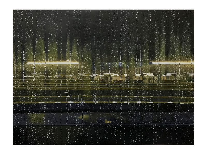 Lumi�re eau m�tal 60x80cm